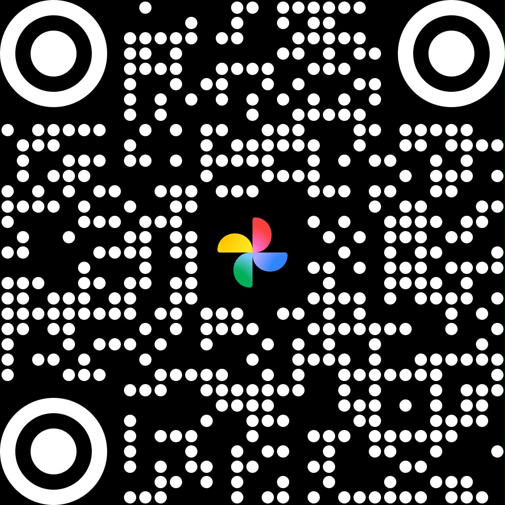 Código QR para abrir el álbum de fotos de la boda